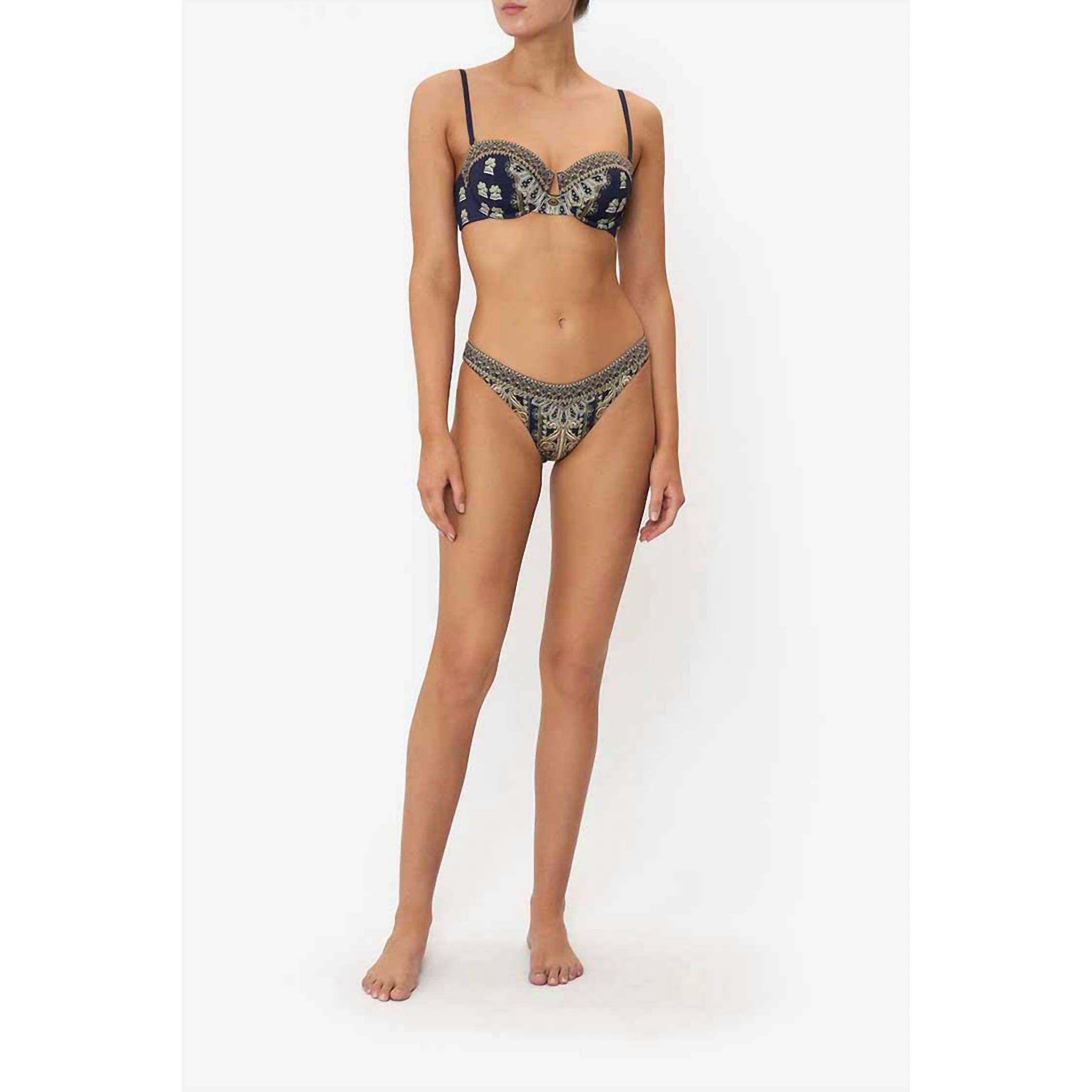 New Camilla Underwire Bikini Bra Top In Its All Over Torero